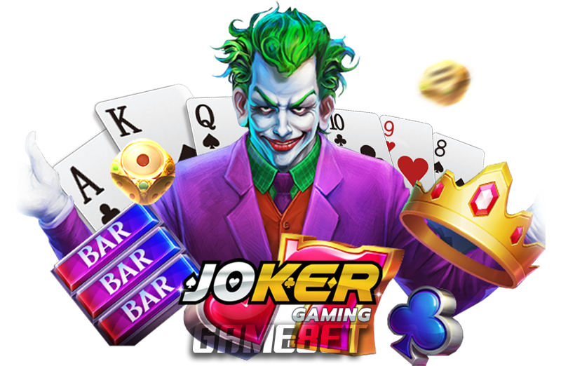 ภาพธีมสล็อต Joker ใช้เป็นแบนเนอร์สำหรับสล็อตวอเลท